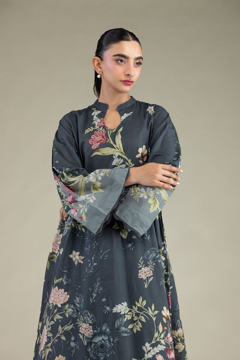 Printed | Cambric | Floral Cambric Kurta | USD 45.00
