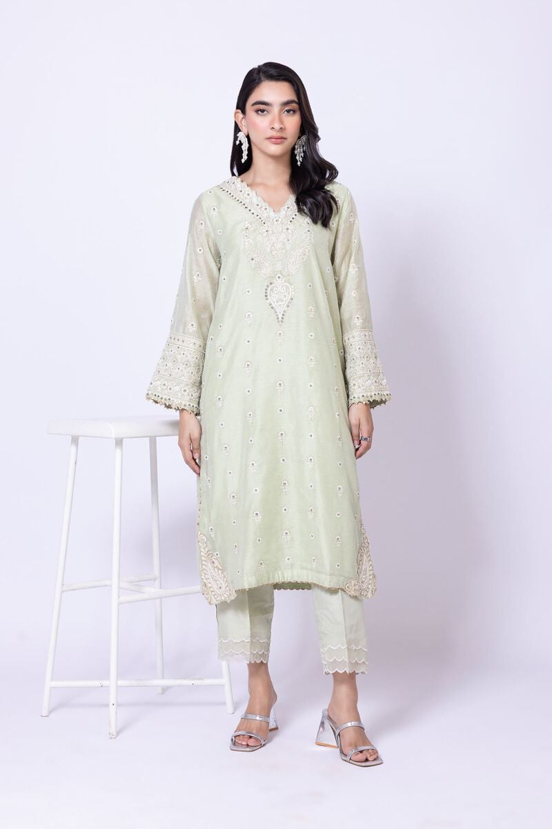 Embroidered | Viscose Polyester Net | Kurta | USD 32.50