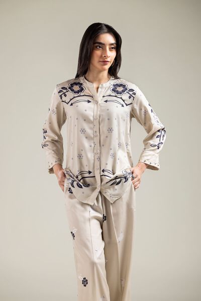 Embroidered | Viscose Crepe | Shirt | USD 35.00