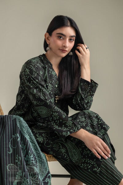 Printed | Light Khaddar | Tailored 3-Piece Set | USD 65.00