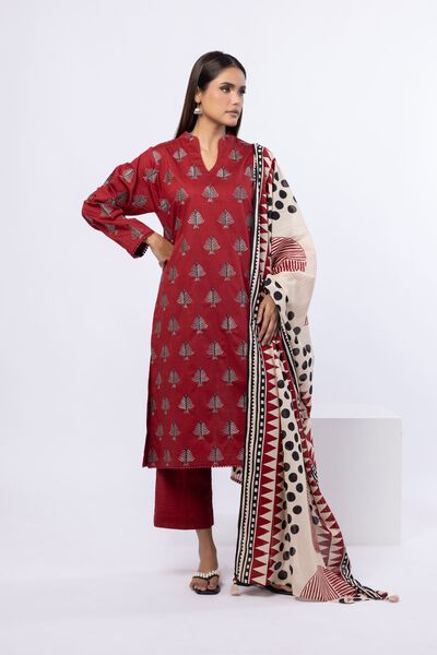 Embroidered | Crosshatch Poplin | Kurta | USD 35.00