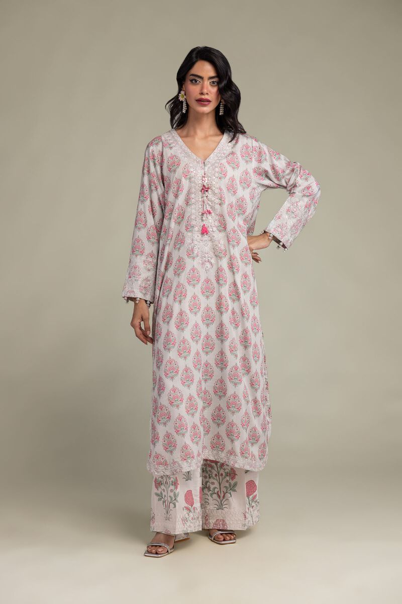 Embroidered | Raw Silk | Kurta | USD 65.00