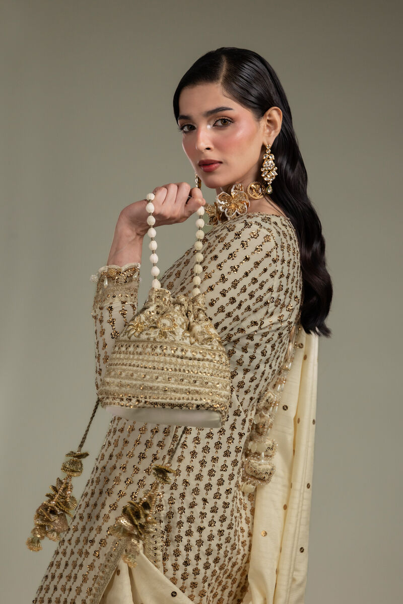 Embroidered | Raw Silk | 3-Piece Co-ord Set | USD 200.00