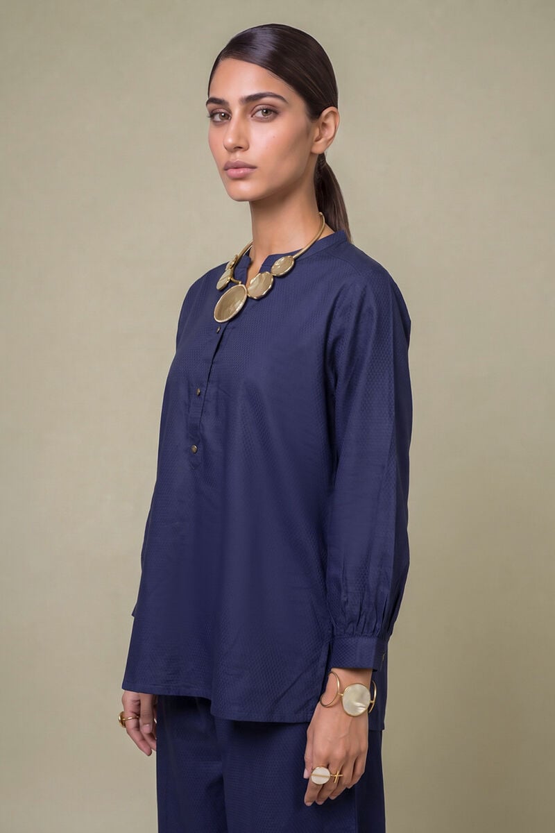 Dyed | Cotton Dobby | 2-Piece Tailored Set | USD 45.00
