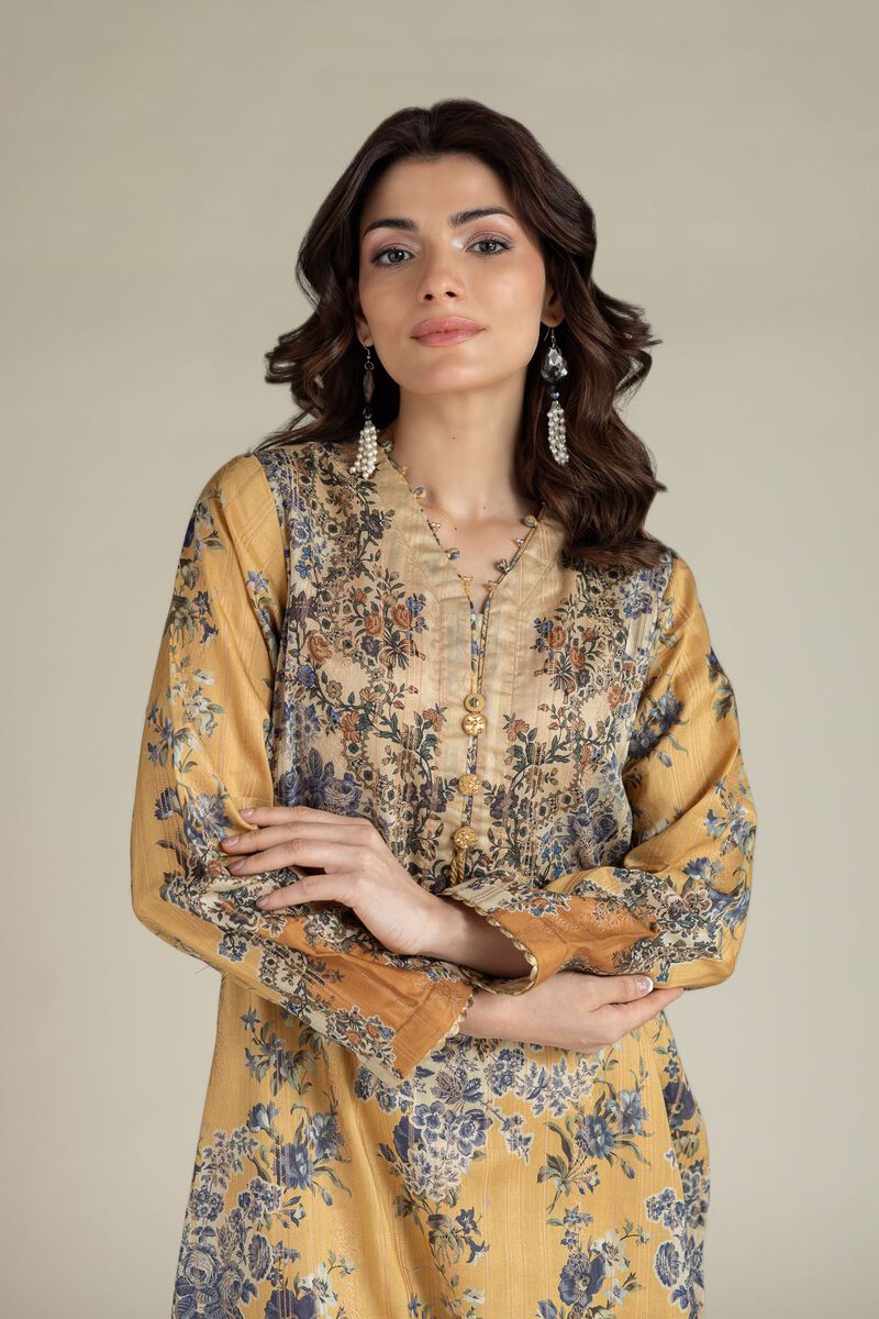 Printed | Jacquard | Tailored 2 Piece | Top and Bottom | USD 45.00