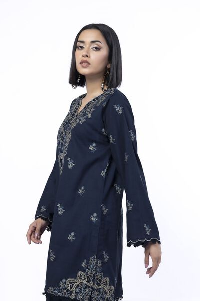 Embroidered | Heavy Textured Cotton | Tailored 2 Piece | Top and Bottom | USD 45.00