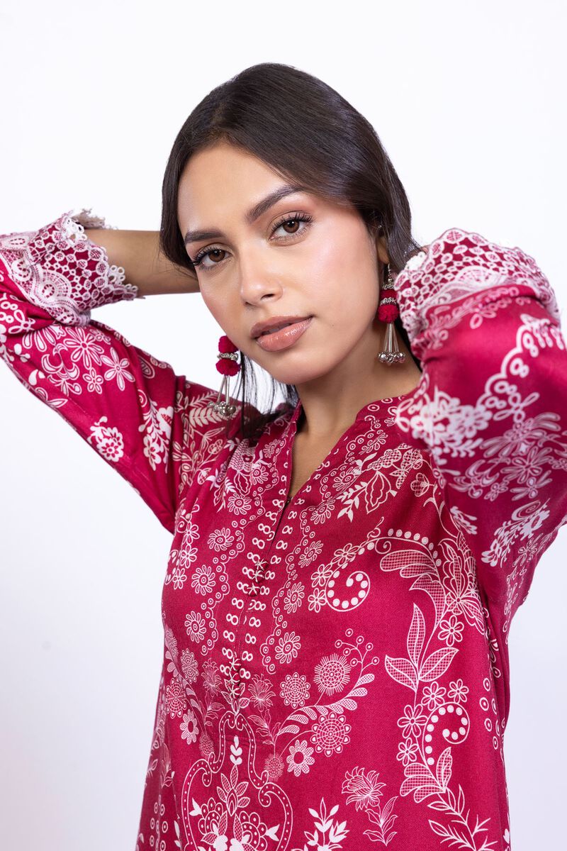 Printed | Satin | Kurta | USD 17.50