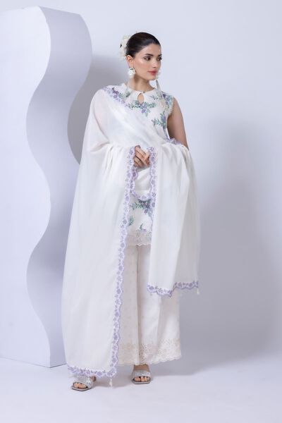 Embroidered | Cotton Square | Dupatta | USD 40.00