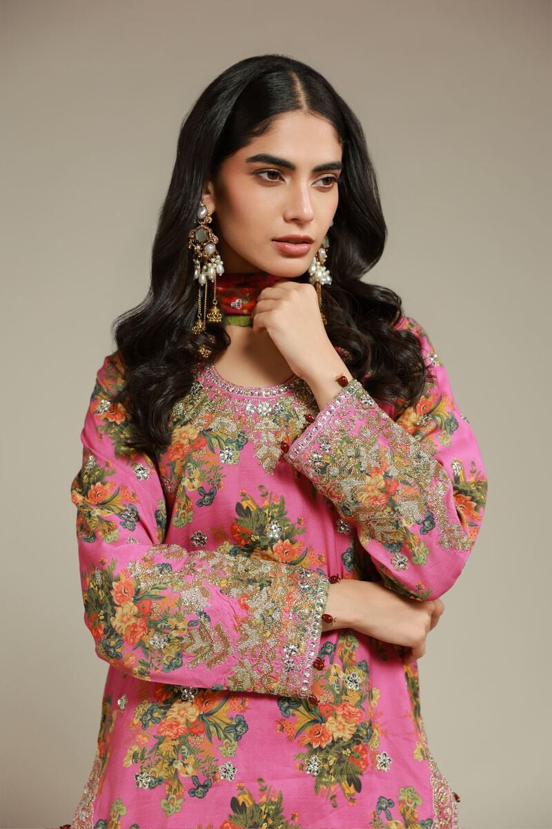 Embroidered | Raw Silk | 3 Piece Co-ord Set | USD 145.00