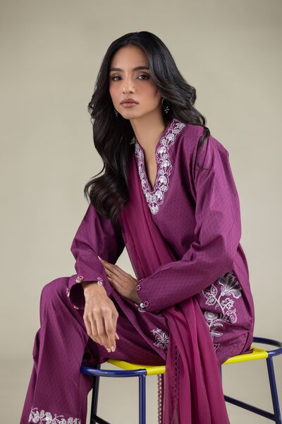 Embroidered | Cotton Dobby | Kurta | USD 40.00