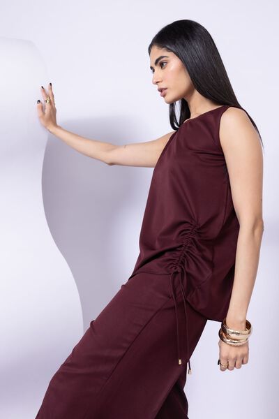 Dyed | Polyester Twill | Blouse | USD 7.50