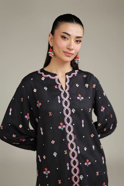 Embroidered | Viscose Crepe | Blouse | USD 40.00