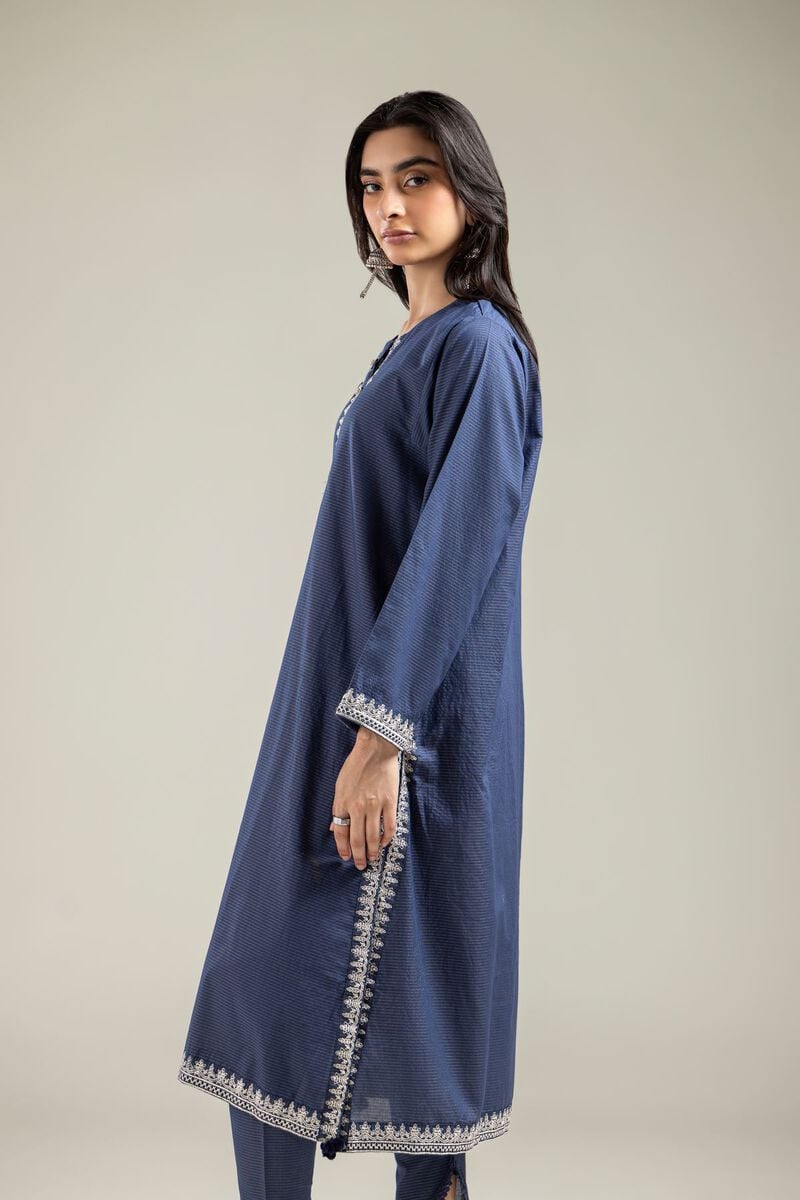 Embroidered | Mesuri | Messuri Round-Neck Kurta | USD 40.00