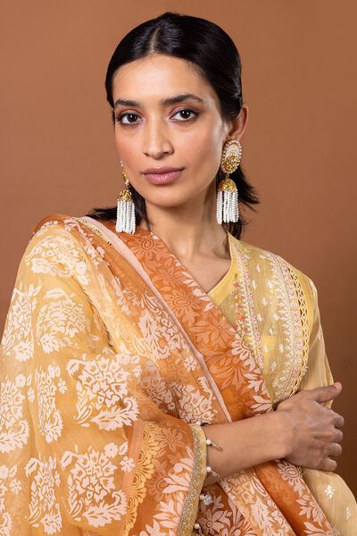 Fabrics 3 Piece Suit, YELLOW, hi-res