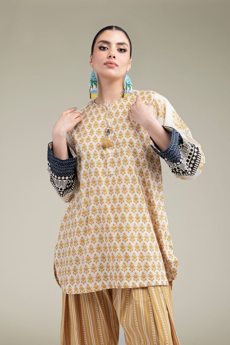 Printed | Cambric | Short Cambric Kurta | USD 30.00