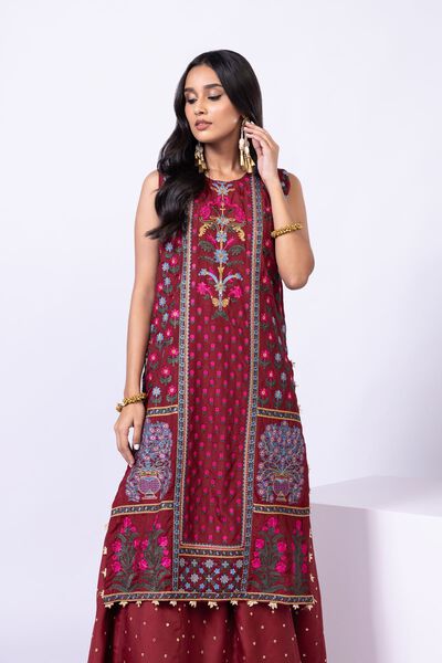 Embroidered | Viscose Oak Silk | Kurta | USD 70.00