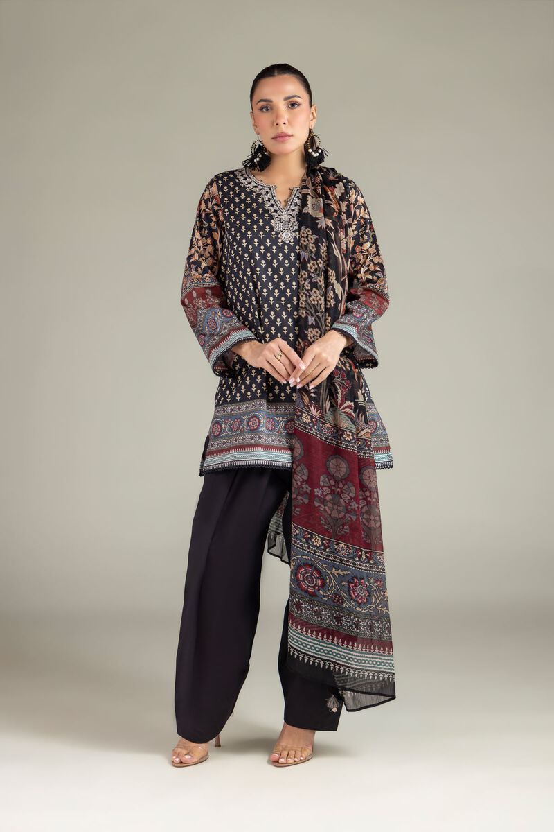 Embroidered | Cotton Dobby | Cotton Tailored 3-Piece | USD 70.00