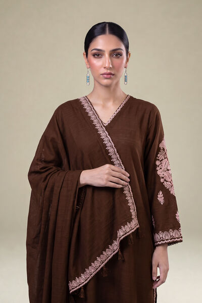 Embroidered | Light Khaddar | Light Khaddar Dupatta | USD 35.00