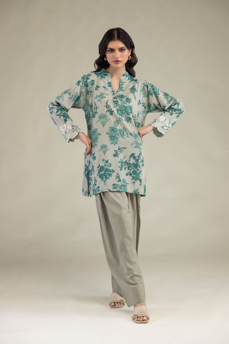 Embroidered | Lawn | Short Lawn Kurta | USD 40.00