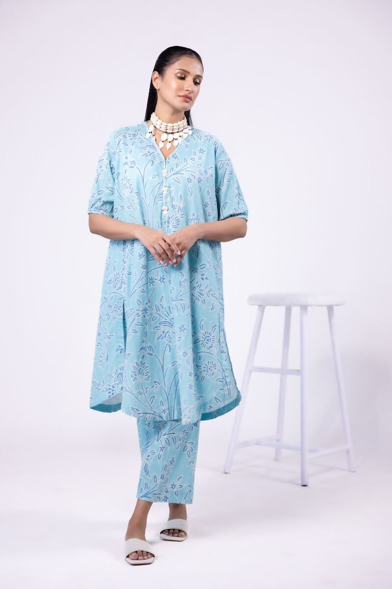 Printed | Ripple Crinkle | Pants | USD 5.40