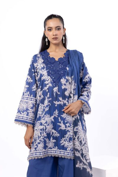 Embroidered | Cambric | Tailored 3 Piece | USD 25.00