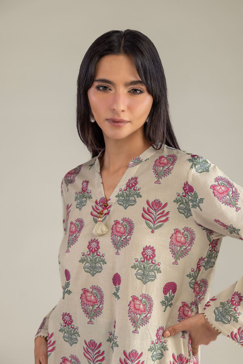 Printed | Cambric | Floral Cambric Kurta | USD 35.00