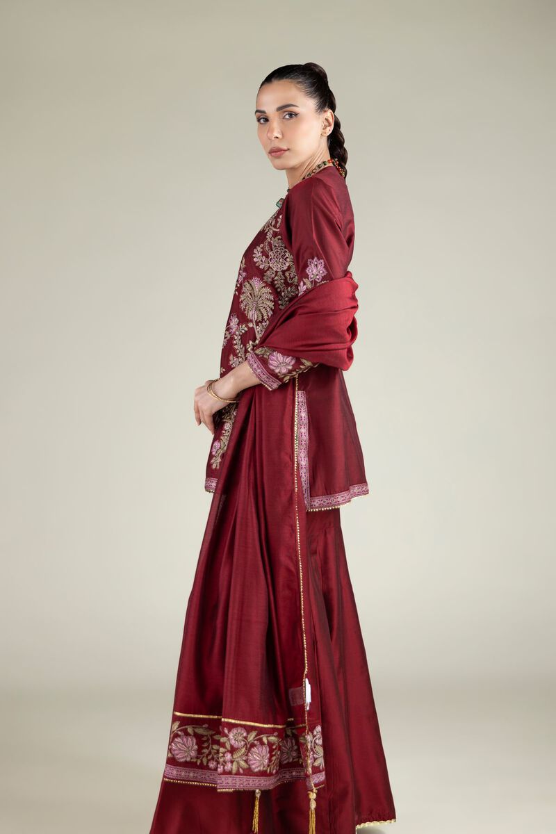 Embroidered | Cotton Net | Dupatta | USD 35.00