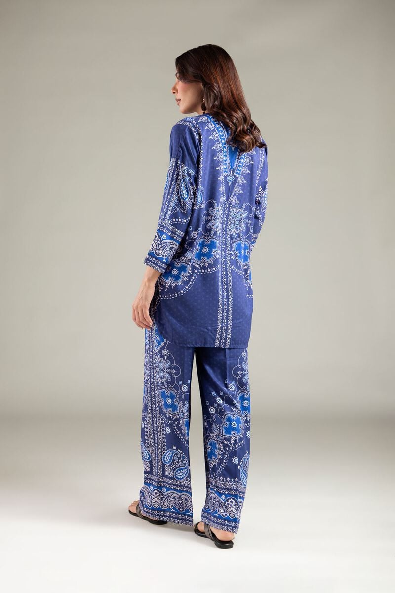 Printed | Viscose | Paisley Band-Collar Kurta | USD 35.00