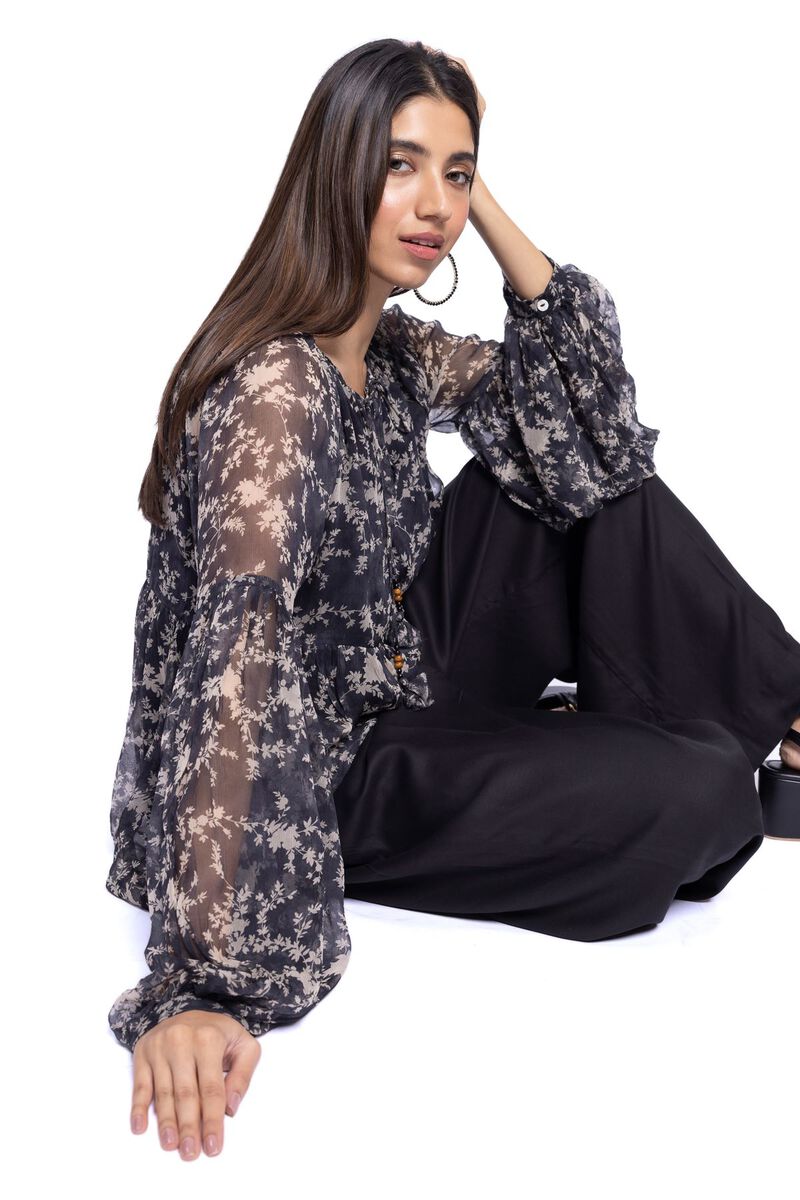 Printed | Chiffon | Blouse | null