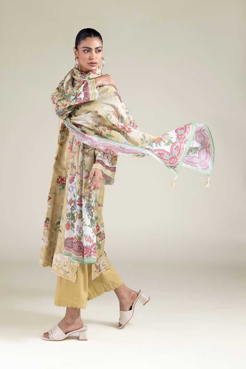 Embroidered | Broshia | Tailored 3 Piece | USD 75.00