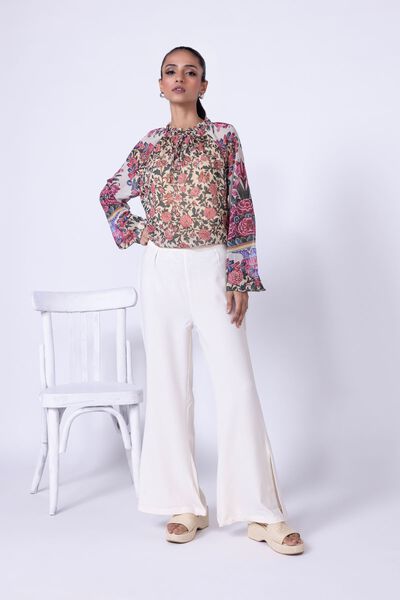 Dyed | Heavy Georgette | Trousers | USD 7.50