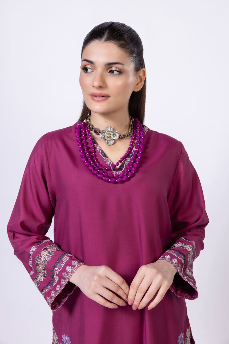 Embroidered | Viscose Oak Silk | Kurta | USD 25.00