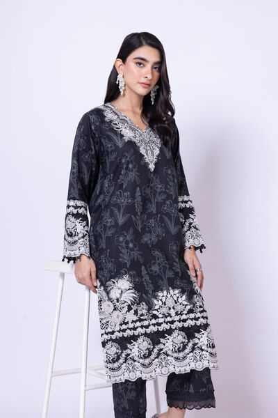 Embroidered | Cotton Satin | Kurta | USD 27.50