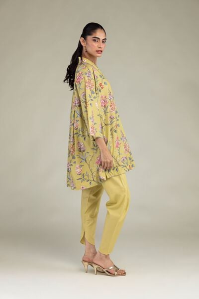 Printed | Cotton Viscose | Solid Yellow Shalwar | USD 30.00