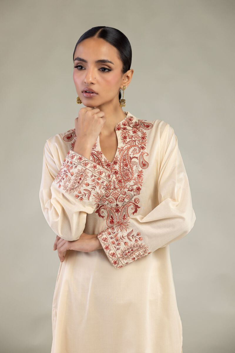 Embroidered | Cambric | Long Cambric Kurta | USD 40.00