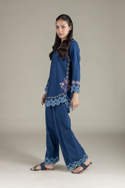 Embroidered | Heavy Textured Cotton | Shalwar | USD 7.50