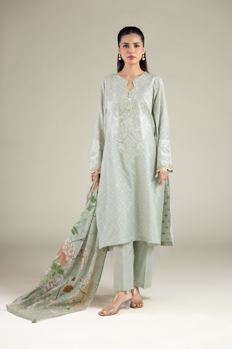 Embroidered | Broshia | Tailored 3-Piece Broshia | USD 80.00