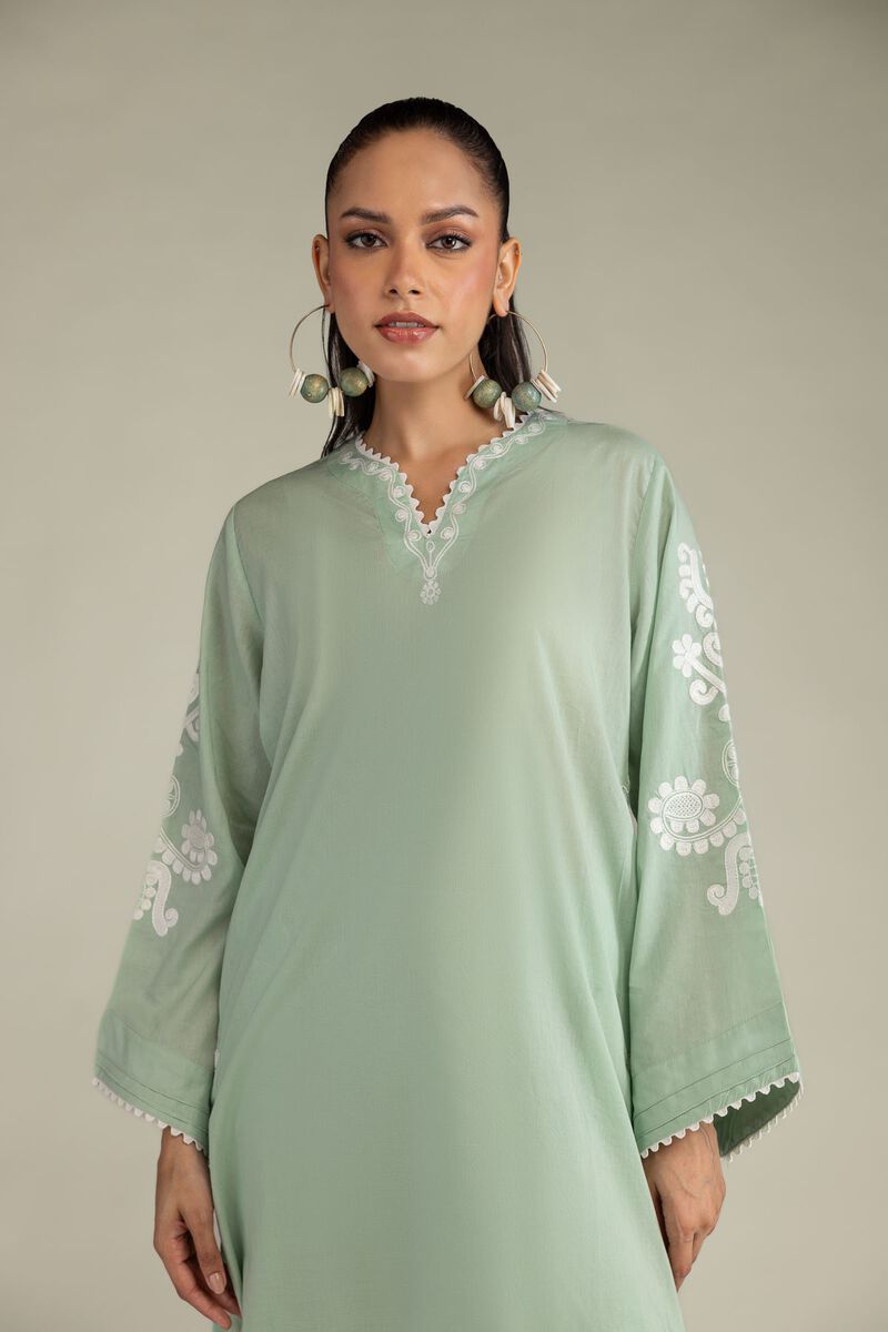 Embroidered | Cambric | Floral Cambric Kurta | USD 45.00