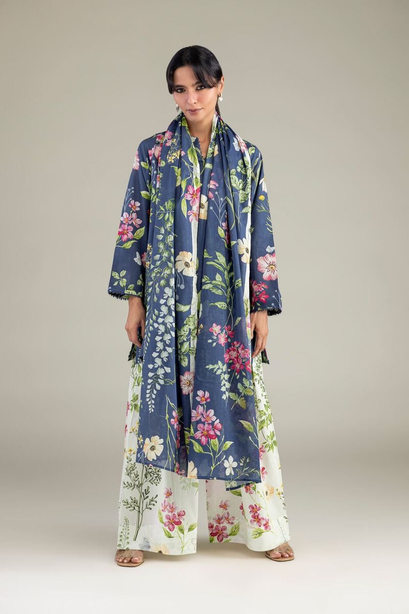 Printed | Lawn | Lawn Floral Dupatta | USD 30.00
