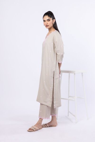 Embroidered | Cotton Dobby | Pants | USD 20.00