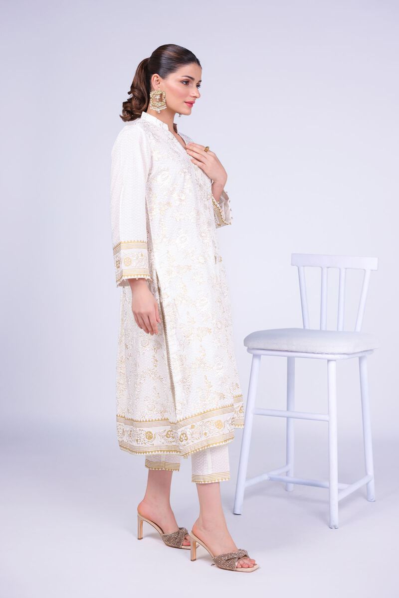 Printed | Raw Silk | Pants | USD 6.90