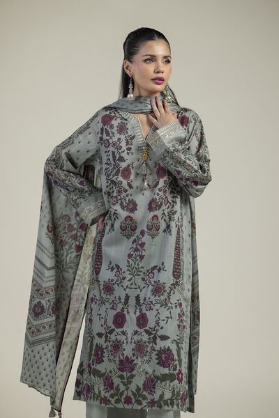 Embroidered | Textured Lawn | Tailored Lawn 3-Piece | USD 60.00