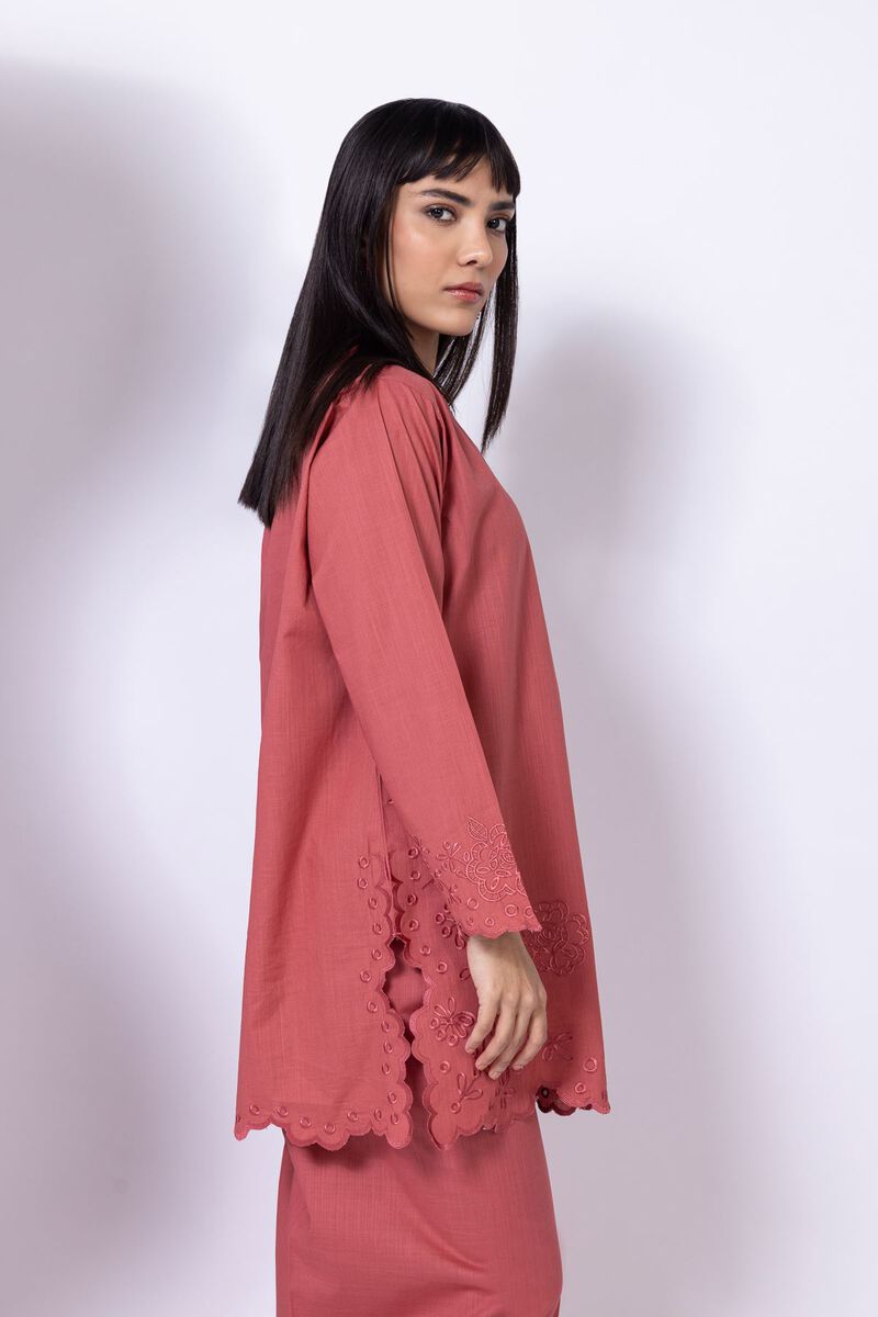 Embroidered | Crosshatch Poplin | Kurta | null