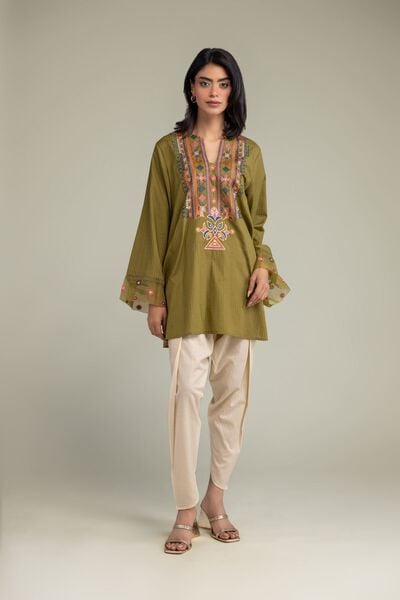 Embroidered | Cotton Dobby | Solid Cotton Shalwar | USD 30.00