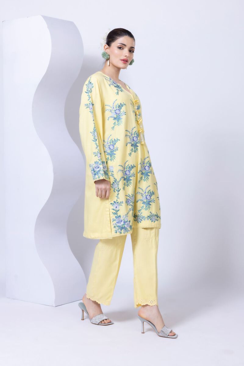 Embroidered | Crosshatch Raw Silk | Kurta | USD 18.00