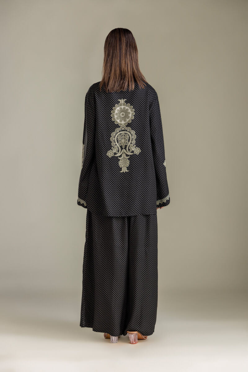 Printed | Viscose Crepe | Black Crepe Tunic | USD 40.00