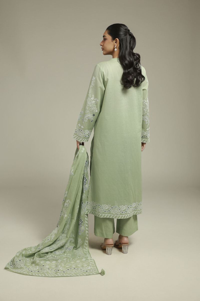 Printed | Cambric | Tailored 3-Piece Set | USD 65.00