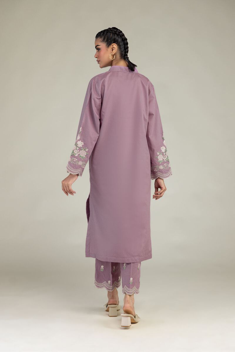 Embroidered | Cotton Dobby | Floral Cotton Kurta | USD 40.00