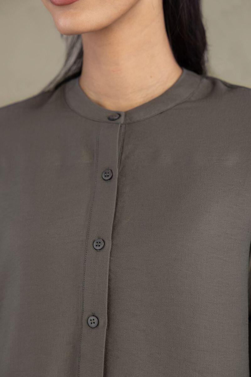 Dyed | Crepe | Solid Crepe Shirt | USD 40.00