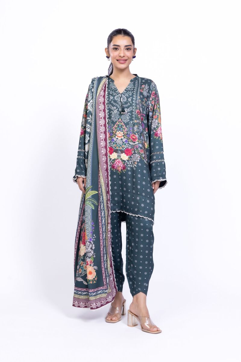 Printed | Satin | Shalwar | USD 8.50